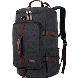 BAOSHA Canvas Weekender Travel Duffel Backpack