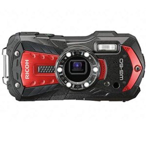 Ricoh WG-60 Red Waterproof Camera 16MP High resolution