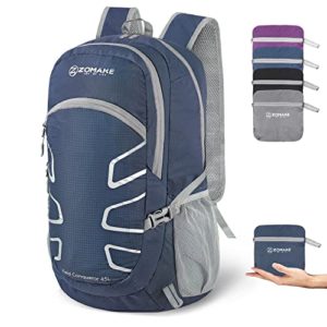 45L Water Resistant Packable Backpack Daypack for Women Men