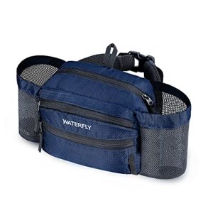 WATERFLY Hiking Fanny Pack with Water Bottle