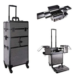 Heavy Professional Rolling Makeup Case