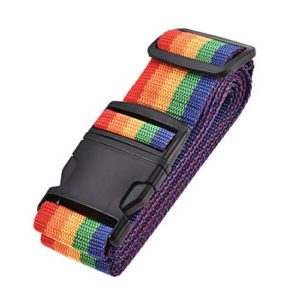 uxcell Luggage Strap Suitcase Belt with Buckle Label