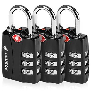TSA Approved Luggage Locks with Alloy Body for Travel Bag