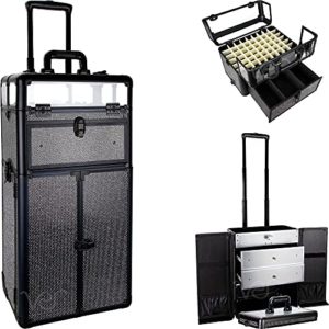 Ver Beauty Professional Rolling Makeup Train Case