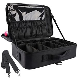 Cosmetic Makeup Case Travel Large Shoulder Strap