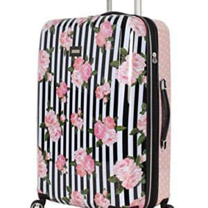 Betsey Johnson 26 Inch Checked Luggage Collection