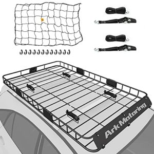 Rooftop Basket Cargo Carrier with Rack Extension