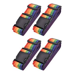 uxcell Luggage Straps Suitcase Belts with Buckle Label