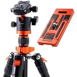 Camera Tripod and Aluminum Alloy Quick Release Plate