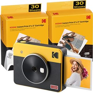 Kodak Mini Shot 3 Retro (60 Sheets) 3x3 2-in-1 Instant Camera