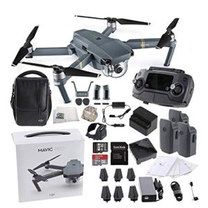 DJI Mavic Pro Fly More Combo Collapsible Quadcopter Drone Bundle