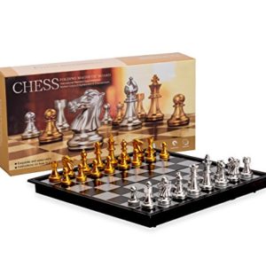 Travel Toy Chess Set with Magnetic Board