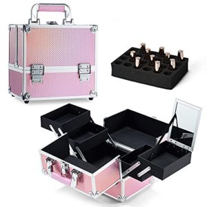 Stagiant Makeup Train Case for Girls Nail Polish