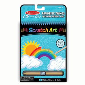 Melissa & Doug On the Go Scratch Art Hidden-Picture Pad