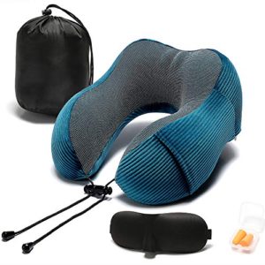 Memory Foam Neck Pillow with 360-Degree