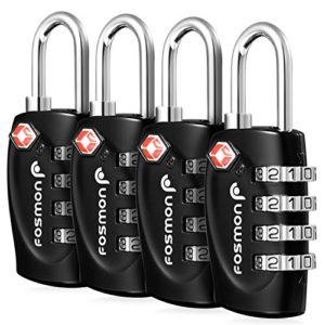 Fosmon TSA Approved Luggage Locks (4 Pack)