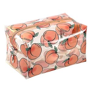 HOYOFO Makeup Bag Clear Cute Fruit Cosmetic Bag