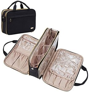 NISHEL Travel Toiletry Bag, Portable Makeup Organizer