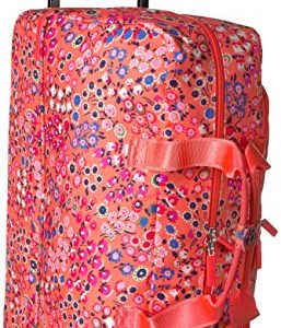 Vera Bradley Lighten Up Wheeled Duffle Carry-On Luggage for Women