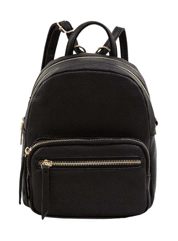 EMPERIA Klara Small Faux Leather Mini Backpack