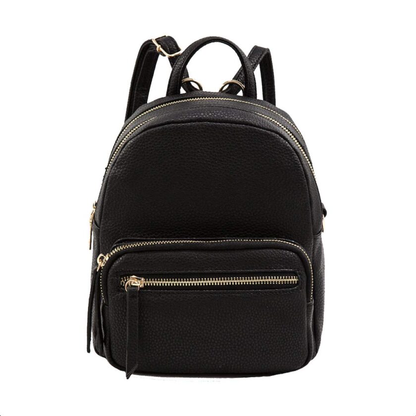 EMPERIA Klara Small Faux Leather Mini Backpack