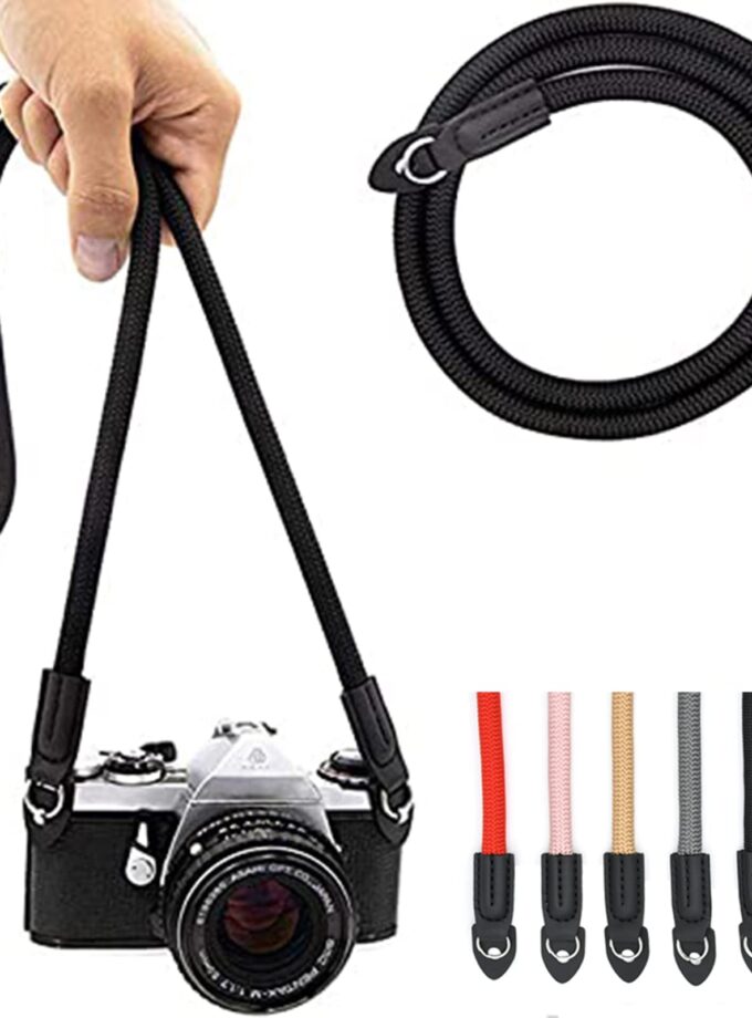 Eorefo Camera Strap Vintage 100cm Nylon Climbing Rope