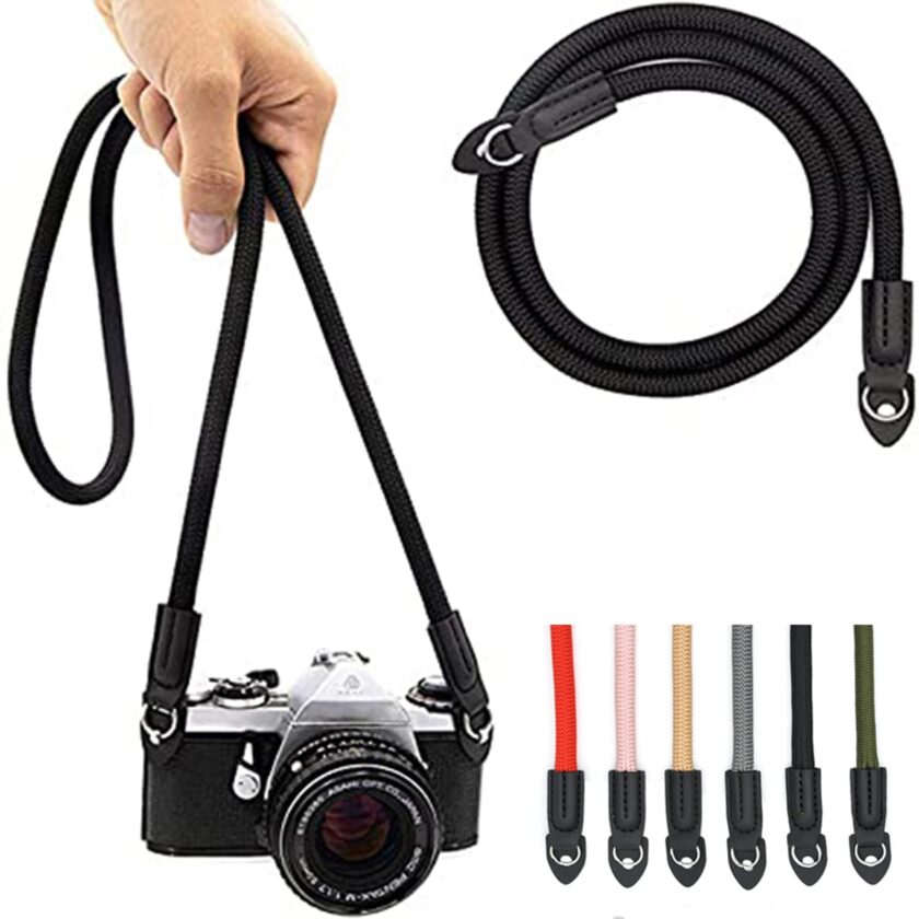 Eorefo Camera Strap Vintage 100cm Nylon Climbing Rope