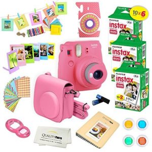 Fujifilm Instax Mini 9 Instant Camera Flamingo Pink