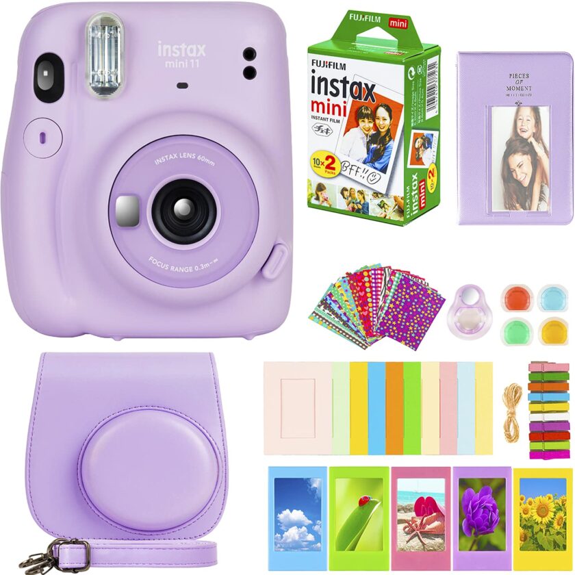 Fujifilm Instax Mini 11 Camera with Fujifilm Instant Mini Film