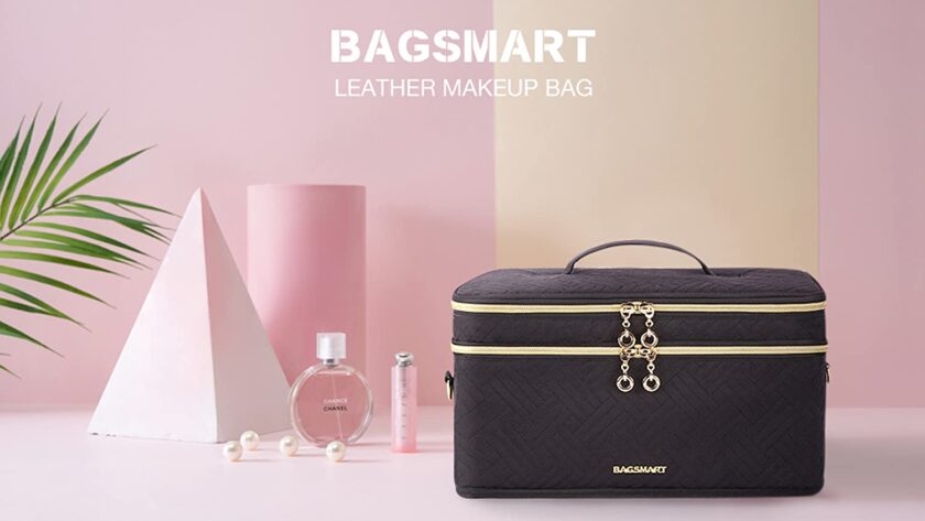BAGSMART Double Layer Cosmetic Makeup Organizer - Image 7