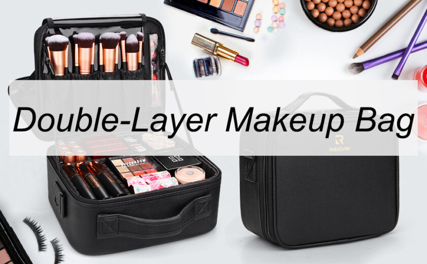 Relavel Makeup Case Leather 2 Layers