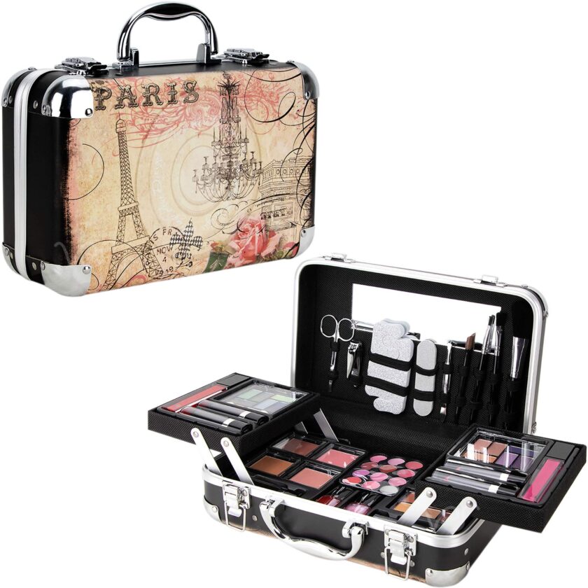 Ver Beauty 61pcs Makeup Gift Set With Extendable Trays and Mirror