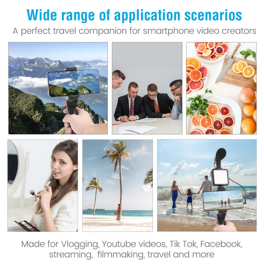 Smartphone Vlogging Kit Set for YouTube
