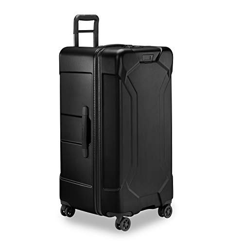 Briggs & Riley Torq 32-inch hardside luggage in sleek black with scratch-resistant finish and telescoping handle.