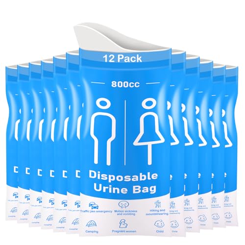 800ML Disposable Urine Bags – Versatile Pee & Vomit Bags for Travel, Camping, and Emergencies