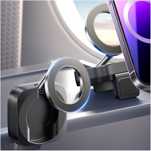 LISEN MagSafe Airplane Phone Holder with 360° Rotation – Portable and Versatile Mount for Travel and Everyday Use