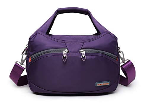 La Packmore Waterproof Nylon Crossbody Bag – Multi-Pocket Shoulder Purse with Adjustable Strap and Versatile Carrying Options, Ideal for Travel and Daily Use