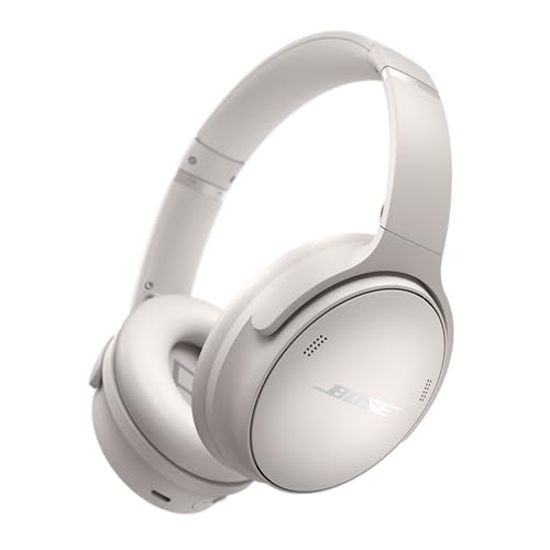 Bose QuietComfort Bluetooth Headphones in White Smoke with Noise Cancelling and 24-Hour Battery Life