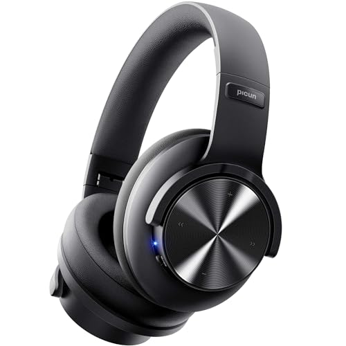 Picun B8 Bluetooth Headphones with 120-hour playtime and adjustable EQ modes, showcasing a sleek design perfect for travel and home use