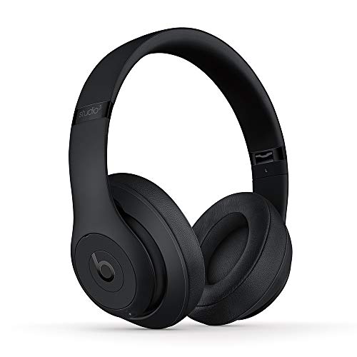 Beats Studio3 Wireless Noise Cancelling Headphones in matte black, showcasing advanced features for immersive audio experiences