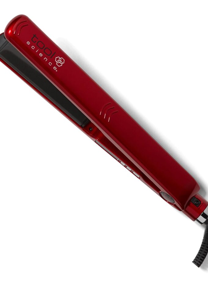Tool Science Professional Digital Nano-Silver Flat Iron featuring 1 1/4 inch plates for healthy, shiny hair styling