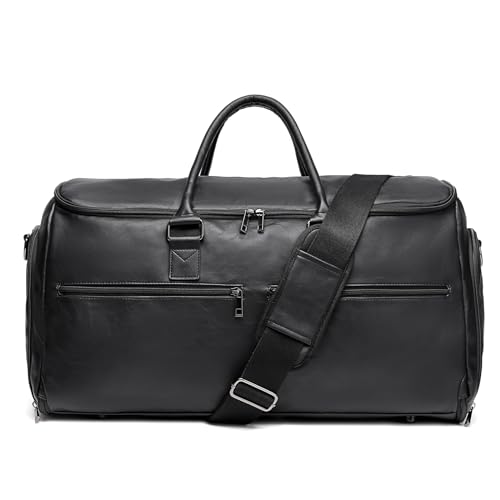 2-in-1 Convertible Garment Bag for Travel – Stylish Waterproof Suit Carrier with Adjustable Shoulder Strap