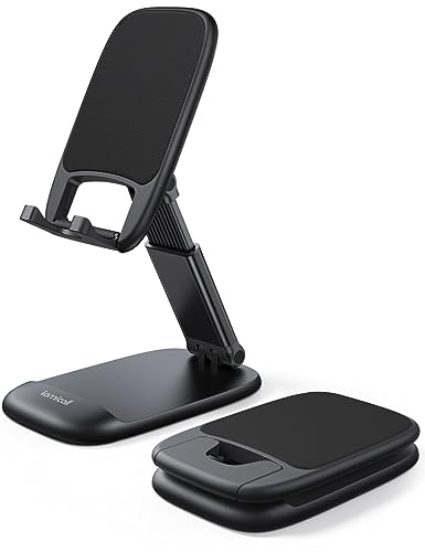 Portable Lamicall Foldable Phone Stand: Adjustable and compatible with various smartphones