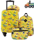 Travelers Club 5 Piece Kids' Luggage Set featuring colorful Cars theme - Perfect for young travelers